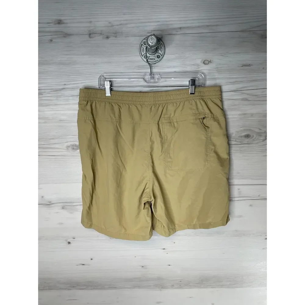 The‎ North Face Shorts Mens XL Khaki Class V Pull-On Swim Trunk Nylon
